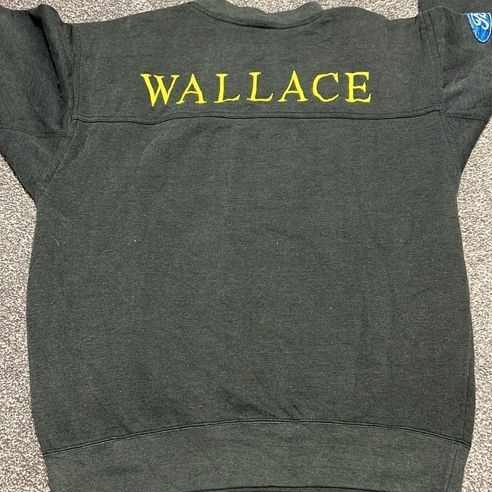 Vintage 1990's Nutmeg Mills Black Medium Rusty Wallace Sweatshirt - Picture 6 of 6